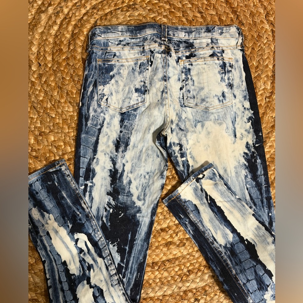 Rag & Bone Indigo and White Denim 27w skinny - Picture 4 of 4